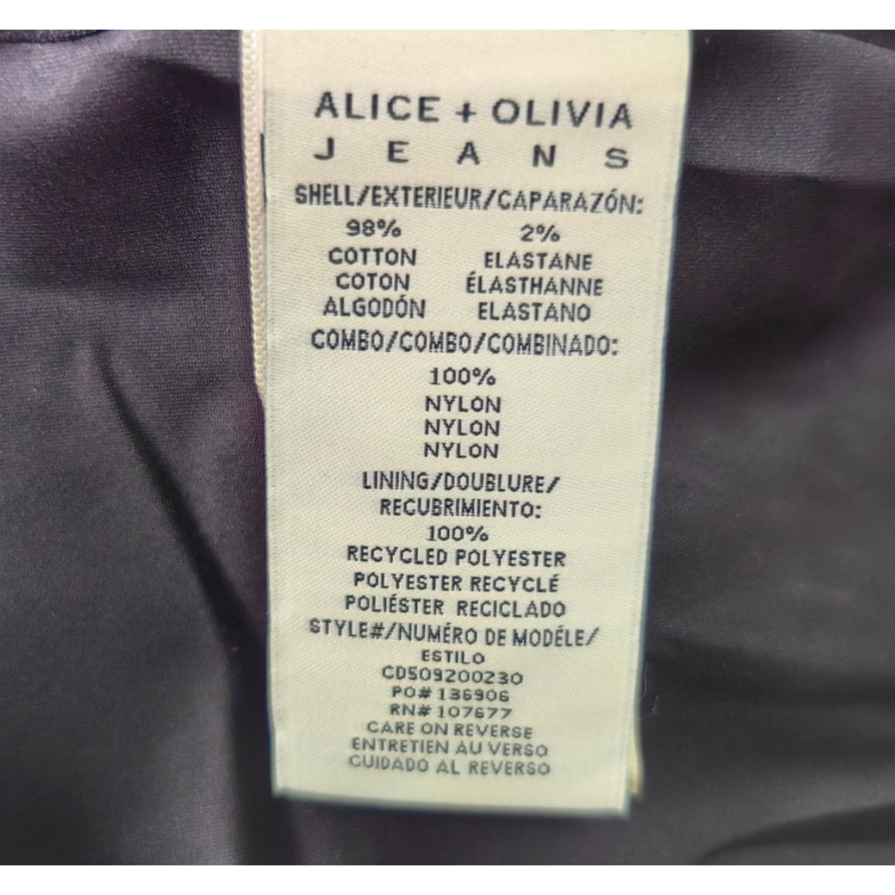 Alice + Olivia ELMIRA DENIM JACKET NWT - Picture 14 of 16